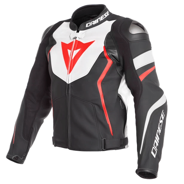 DAINESE AVRO 4 PELLE FLUO RED TG 54,Giacca Pelle DAINESE
