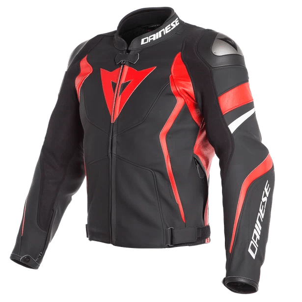 DAINESE AVRO 4 PELLE LAVA RED TG 50,Giacca Pelle DAINESE