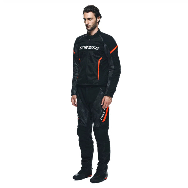 DAINESE GIACCA AIR FRAME 3 TEX ROSSO FLUO,Giacca Tessuto DAINESE