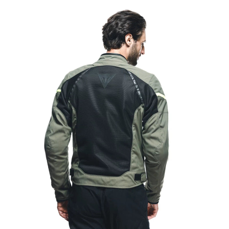 DAINESE GIACCA AIR FRAME 3 TEX VERDE,Giacca Tessuto DAINESE