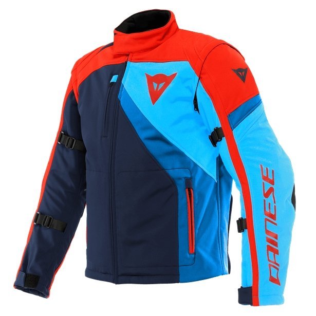 DAINESE GIACCA RANCH TEX ROSSO BLU tg 52,Giacca Tessuto DAINESE