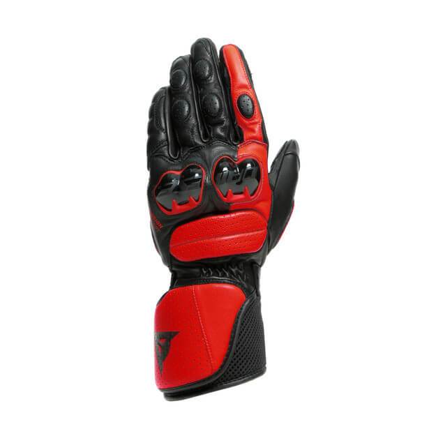 DAINESE IMPETO GUANTO IN PELLE ROSSO,Guanto Pelle DAINESE