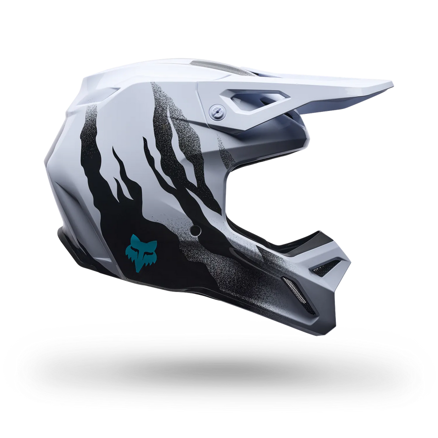 FOX CASCO V1 CLUTCH BIANCO