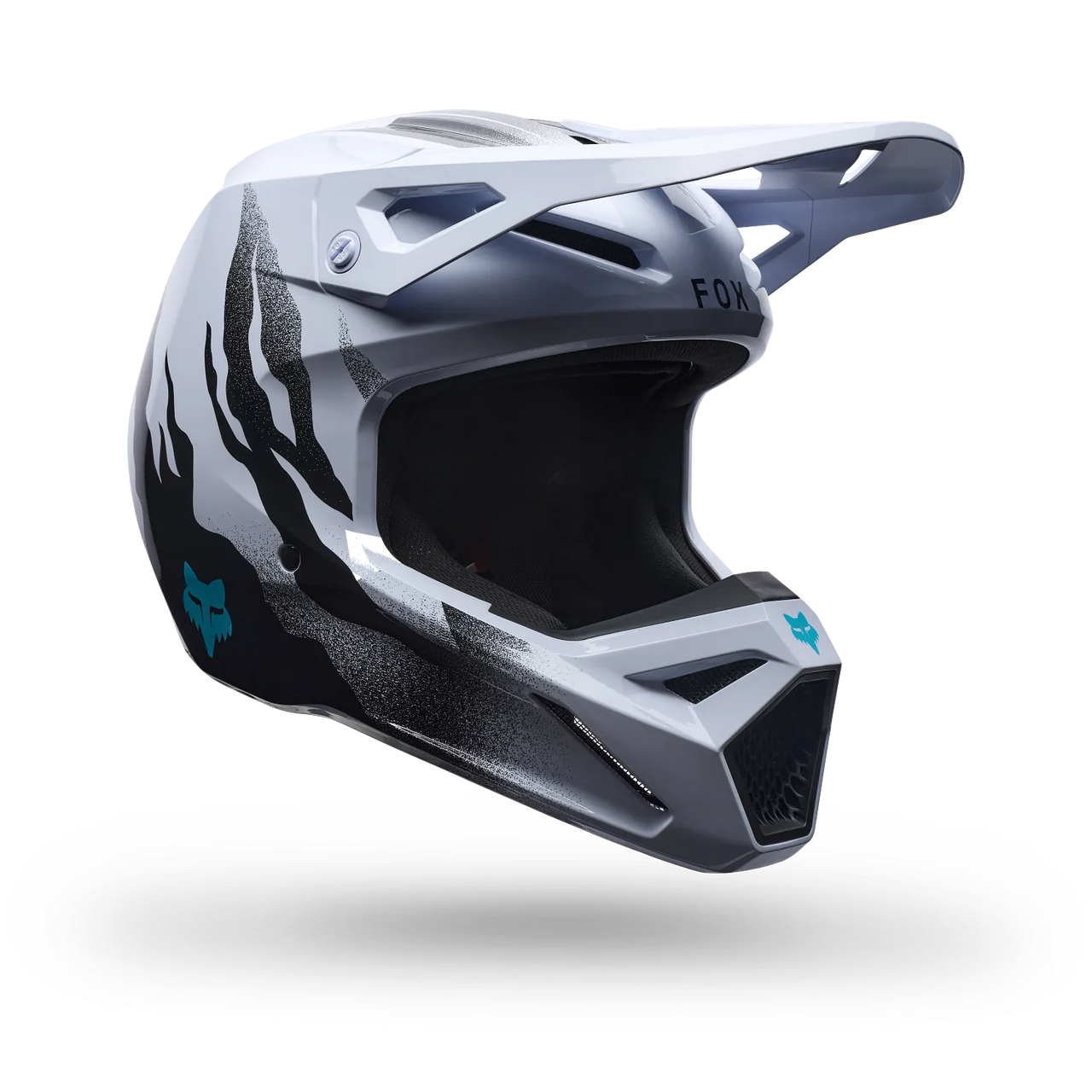 FOX CASCO V1 CLUTCH BIANCO