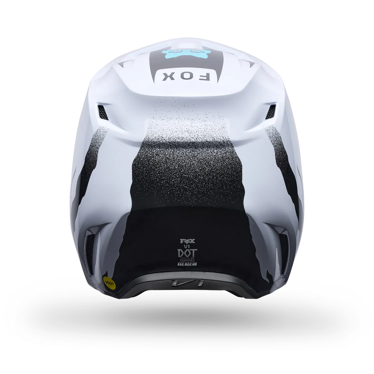 FOX CASCO V1 CLUTCH BIANCO