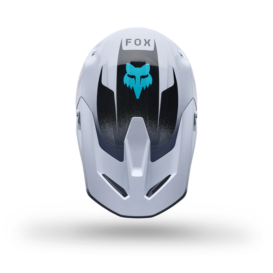 FOX CASCO V1 CLUTCH BIANCO