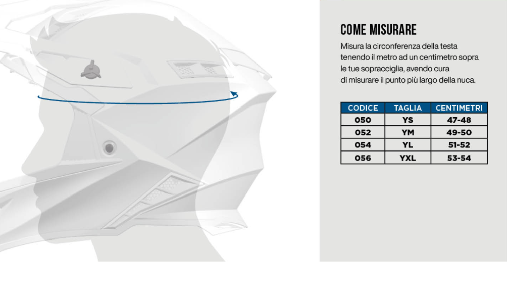 ACERBIS CASCO PROFILE JR BIANCO