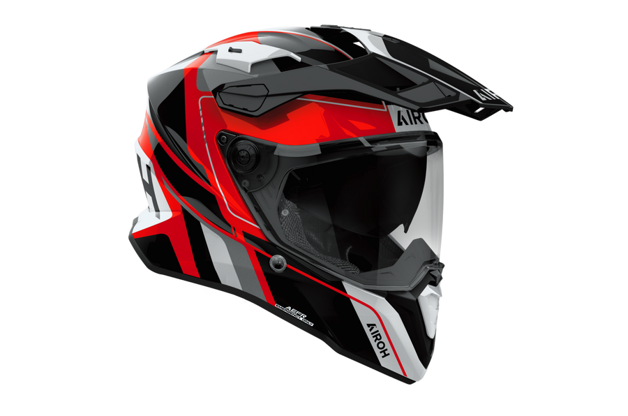 CASCO AIROH COMMANDER 2 SKIP ROSSO