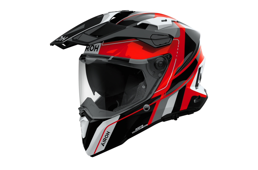 CASCO AIROH COMMANDER 2 SKIP ROSSO