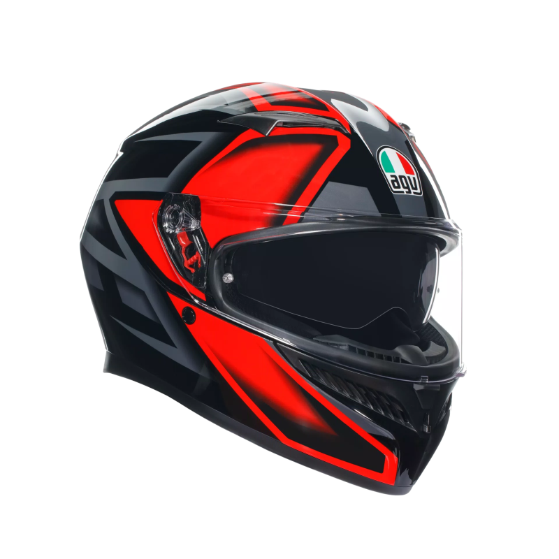 AGV CASCO K3 COMPOUND RED TG S,Casco Integrale AGV