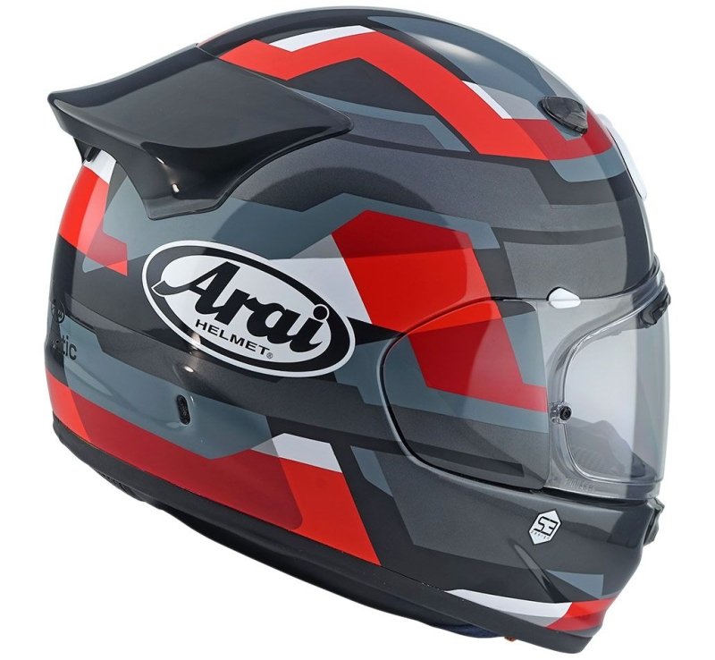 ARAI QUANTIC ABSTRACT RED,Casco Integrale Arai