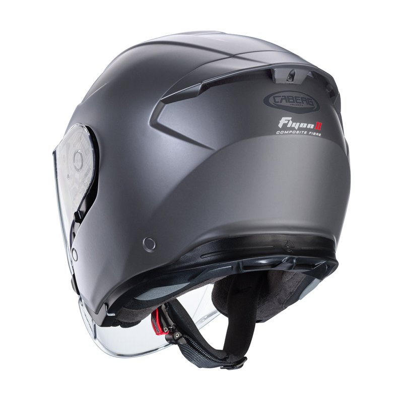 CABERG FLYON II MONOCOLORE,Casco Jet CABERG