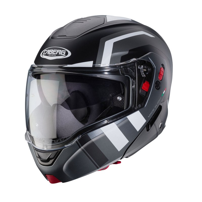 CABERG HORUS X ROAD MATT BLACK ANTRACITE,Casco Modulare CABERG