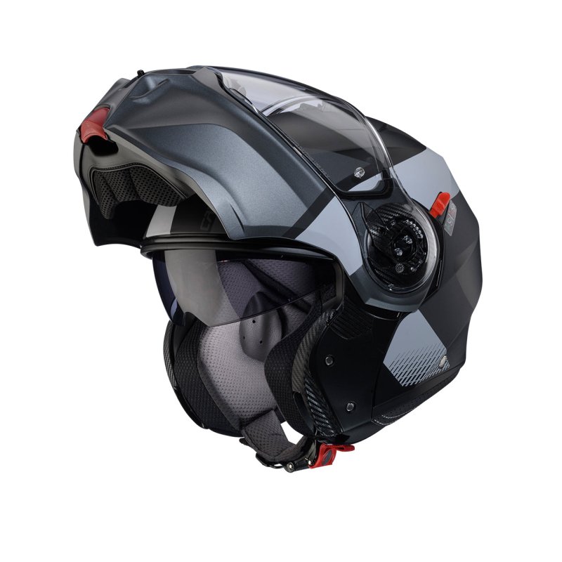 CABERG MODULARE DUKE EVO INDY GRIGIO,Casco Modulare CABERG