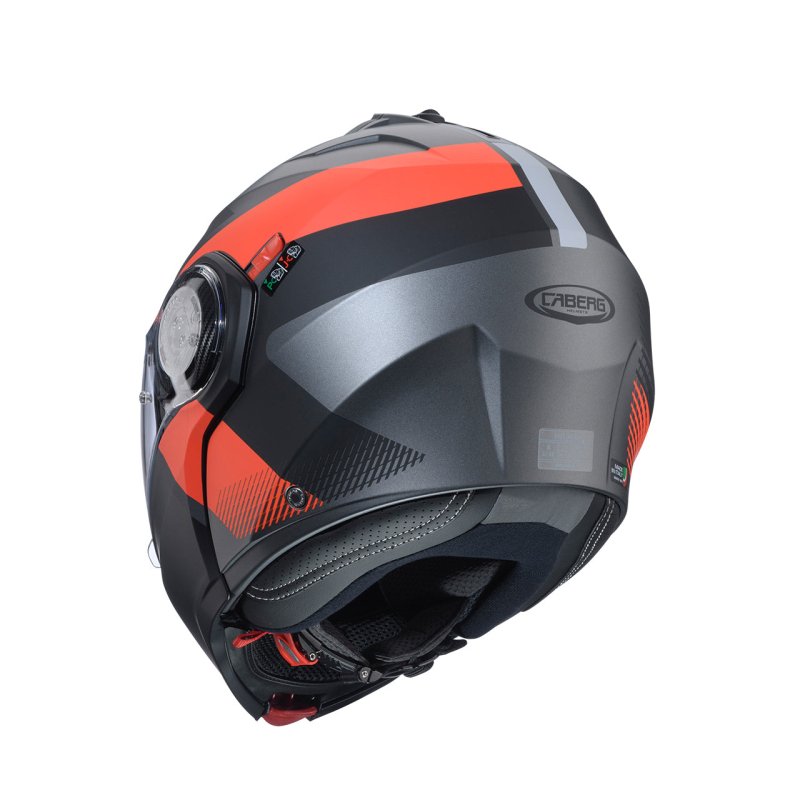 CABERG MODULARE DUKE EVO INDY RED,Casco Modulare CABERG