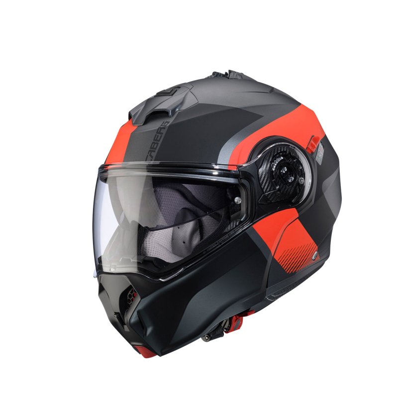 CABERG MODULARE DUKE EVO INDY RED,Casco Modulare CABERG