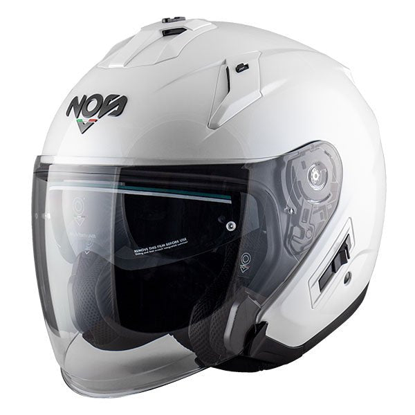 CASCO APERTO NOS NS2 BIANCO,Casco Jet nos