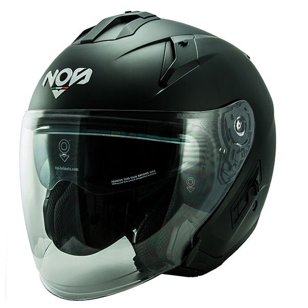 CASCO APERTO NOS NS2 NERO OPACO,Casco Jet nos