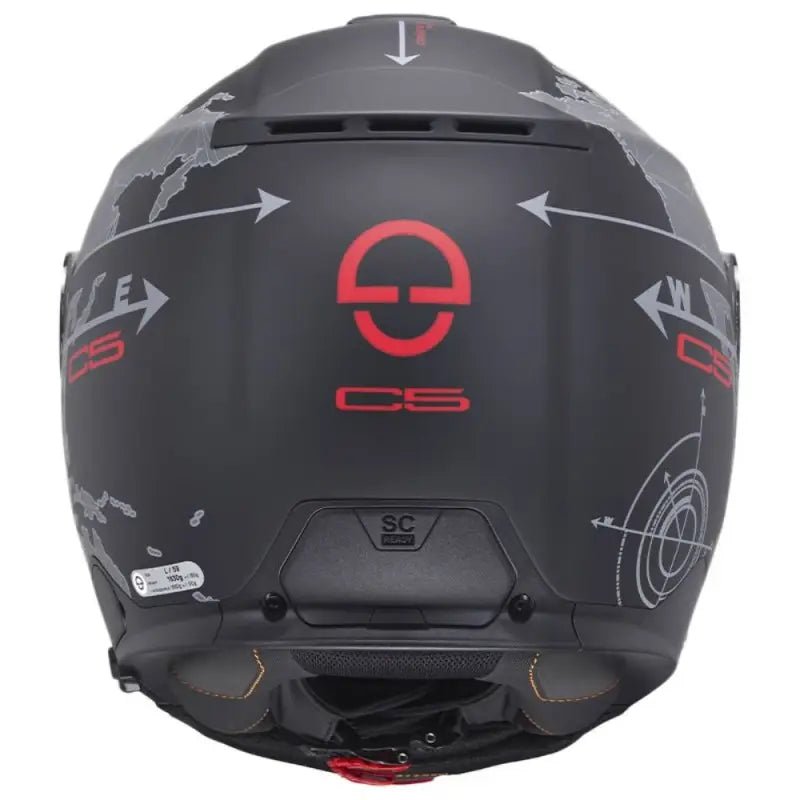 CASCO SCHUBERTH C5 GLOBE BLACK,Casco Modulare Schuberth