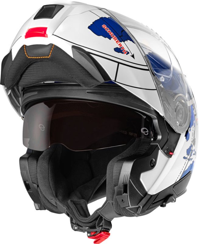 CASCO SCHUBERTH C5 GLOBE BLU TG XL,Casco Modulare Schuberth