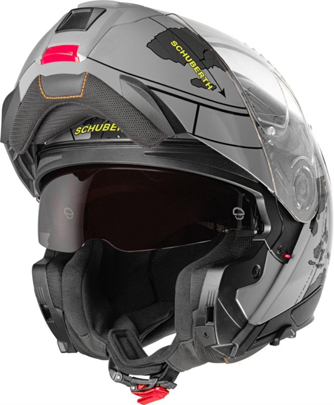 CASCO SCHUBERTH C5 GLOBE GREY,Casco Modulare Schuberth