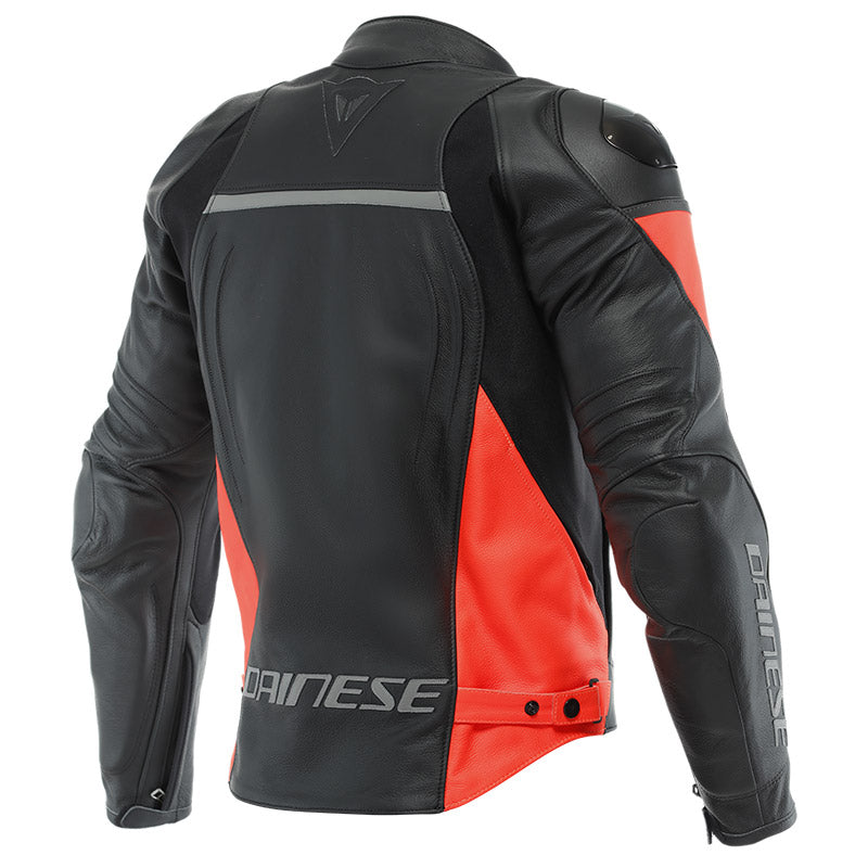 DAINESE GIACCA IN PELLE RACING 4 FLUO