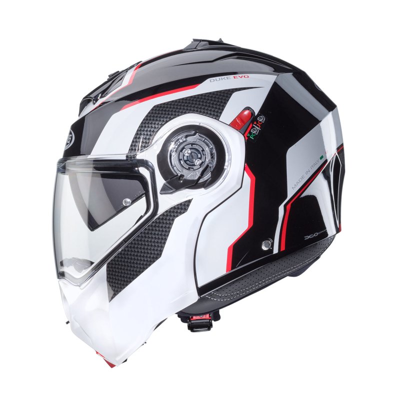 DUKE EVO MOVE BIANCO ROSSO,Casco Modulare CABERG