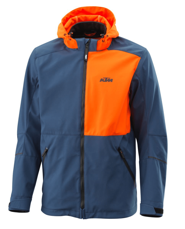 KTM GIACCA TWO 4 RIDE V2 BLU,Giacca Impermeabile KTM