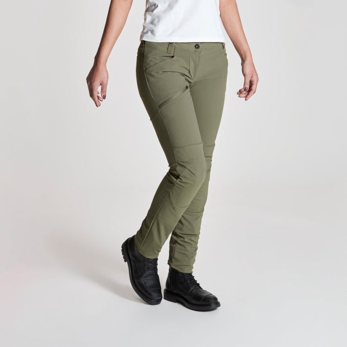 SPIDI CHARGED LADY VERDE MILITARE,Pantalone tessuto SPIDI