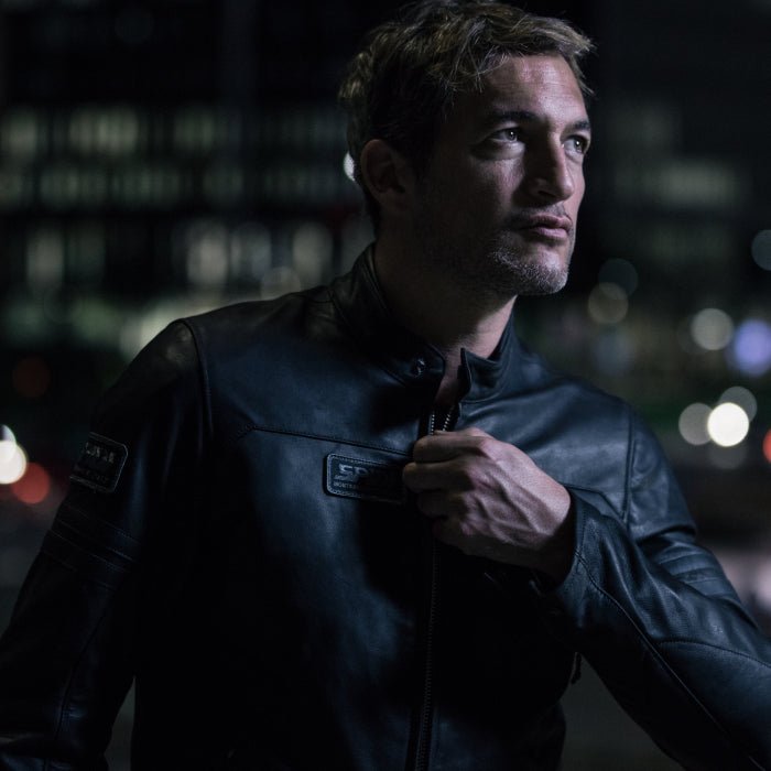 SPIDI VINTAGE PELLE NERO,Giacca Pelle SPIDI