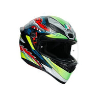 AGV K1 DUNDEE MATT LIME RED TG MS,Casco Integrale AGV