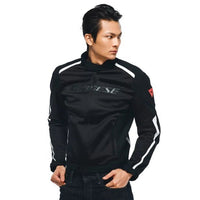 DAINESE HYDRAFLUX 2 D DRY NERA,Giacca Tessuto DAINESE