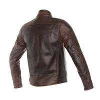 DAINESE MIKE PELLE MARRONE tg 46,Giacca Pelle DAINESE