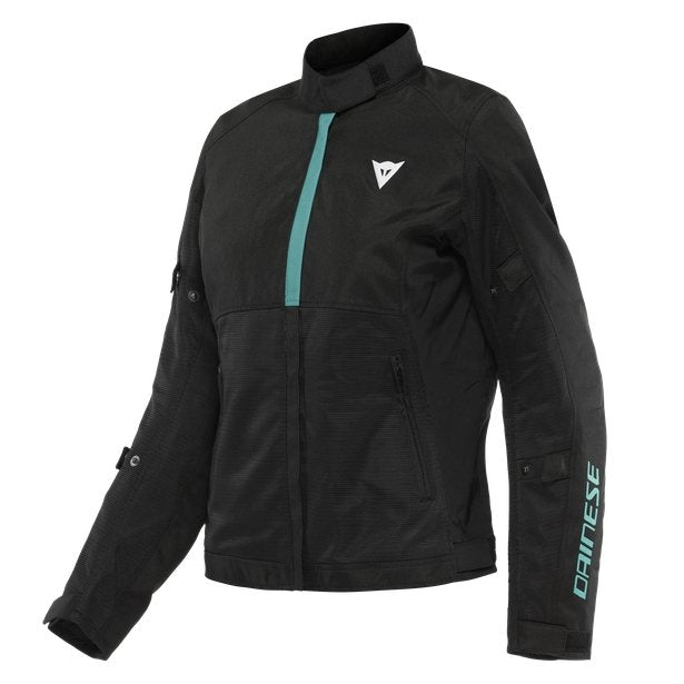 DAINESE RISOLUTA AIR TEX NERO VERDE,Giacca Tessuto DAINESE