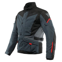DAINESE TEMPEST 3 D DRY BLACK EBONY RED,Giacca Impermeabile DAINESE
