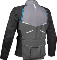 IXON EDDAS X - DRY ANTRACITE BLU TG M,Giacca Impermeabile IXON