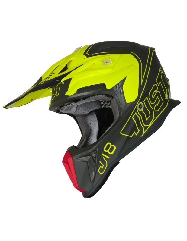 JUST 1 J18 VERTIGO FLUO,Casco Enduro JUST1