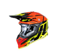 JUST 1 J39 POSEIDON FLUO YELLOW RED BLACK TG L,Casco Enduro JUST1