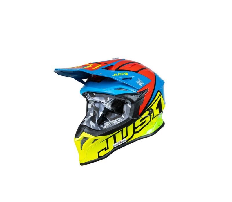 JUST 1 J39 THRUSTER FLUO,Casco Enduro JUST1