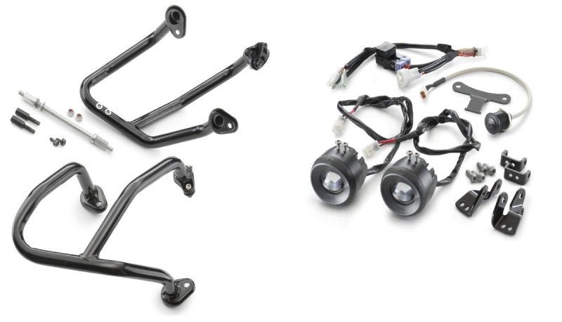 KTM FARETTI E BARRE DI PROTEZIONE KIT 00010000385,POWERPARTS KTM KTM