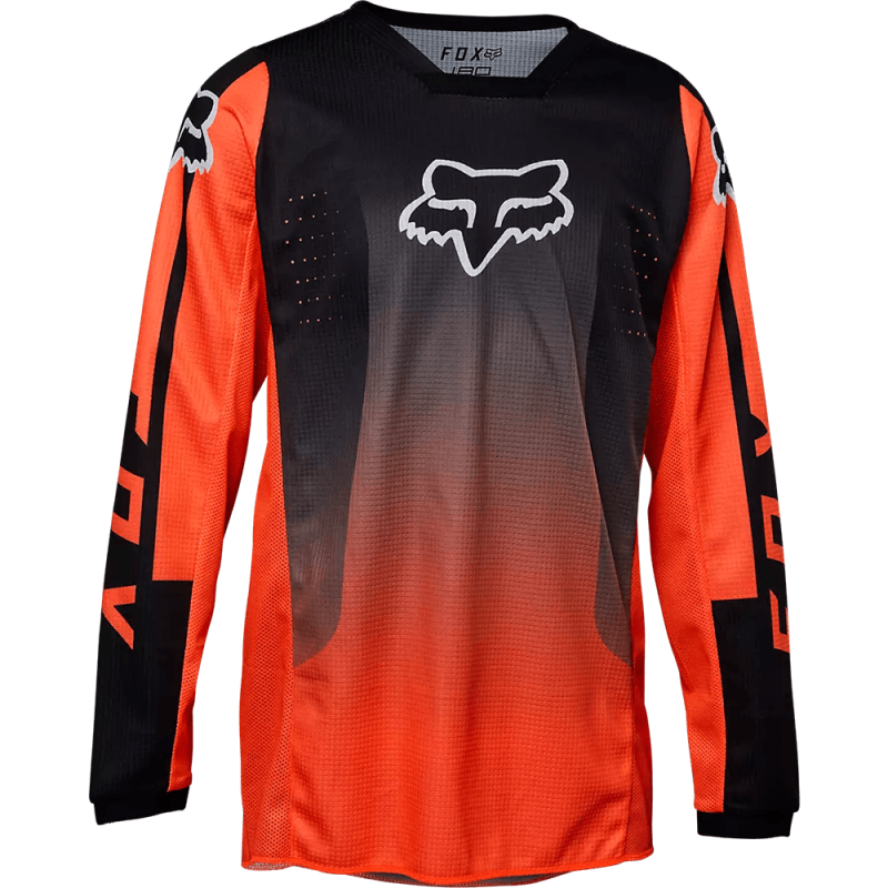 MAGLIA BAMBINO FOX 180 LEED ARANCIO,MAGLIA OFF ROAD FOX
