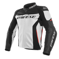 Thumbnail for DAINESE RACING 3 PELLE BIANCO ROSSO,Giacca Pelle, #collections#, -spazio moto- bastia umbra - perugia